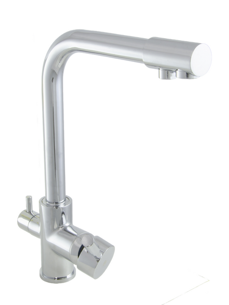 Смеситель Кухня SANTREK AQUA-1035 "PRESTIGE" (SAP-1035)  шар. d-35 с подключением фильтра питьевой воды (хром)