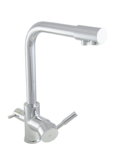 Смеситель Кухня SANTREK AQUA-1035 "PRESTIGE" (SAP-1035)  шар. d-35 с подключением фильтра питьевой воды (хром)