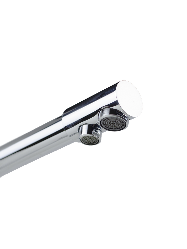 Смеситель Кухня SANTREK AQUA-1035 "PRESTIGE" (SAP-1035)  шар. d-35 с подключением фильтра питьевой воды (хром)