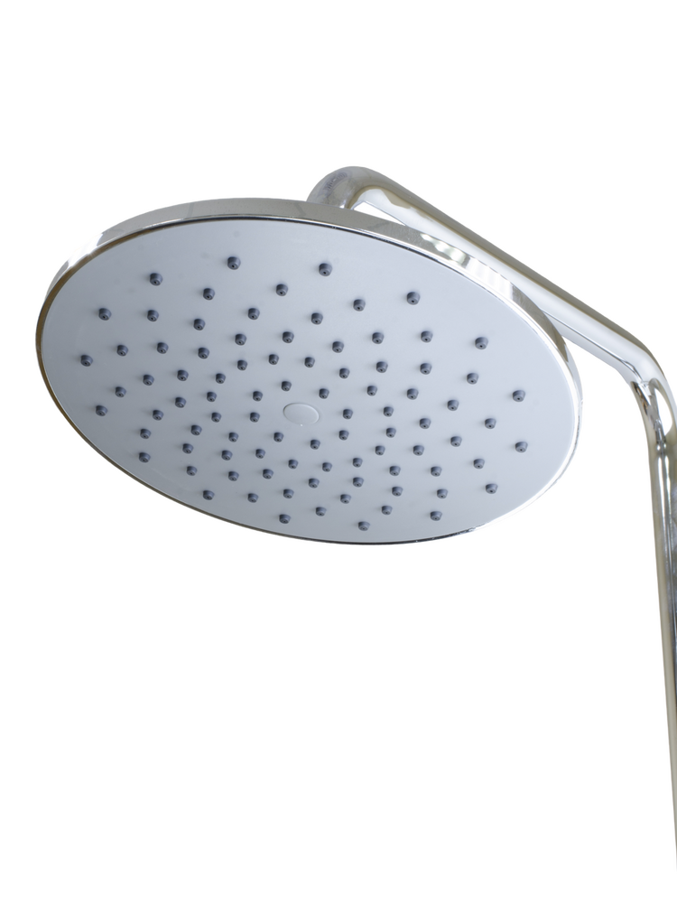 Душевая система SANTREK AQUA-1225 "PRESTIGE" (SAP-1225)  шар. d-35 с верхним душем и смесителем (хром)