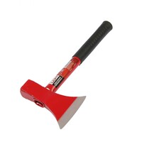 Топор кованый ЛОМ, металлическая обрезиненная рукоятка, 900 г 2679419