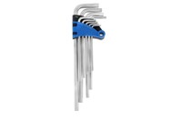 Набор ключей ТУНДРА, TORX Tamper, экстрадлинные, CrV, TT10 - TT50, 9 шт. 2354397