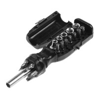 Отвертка с набором бит и головок ТУНДРА, 19 предметов 881839