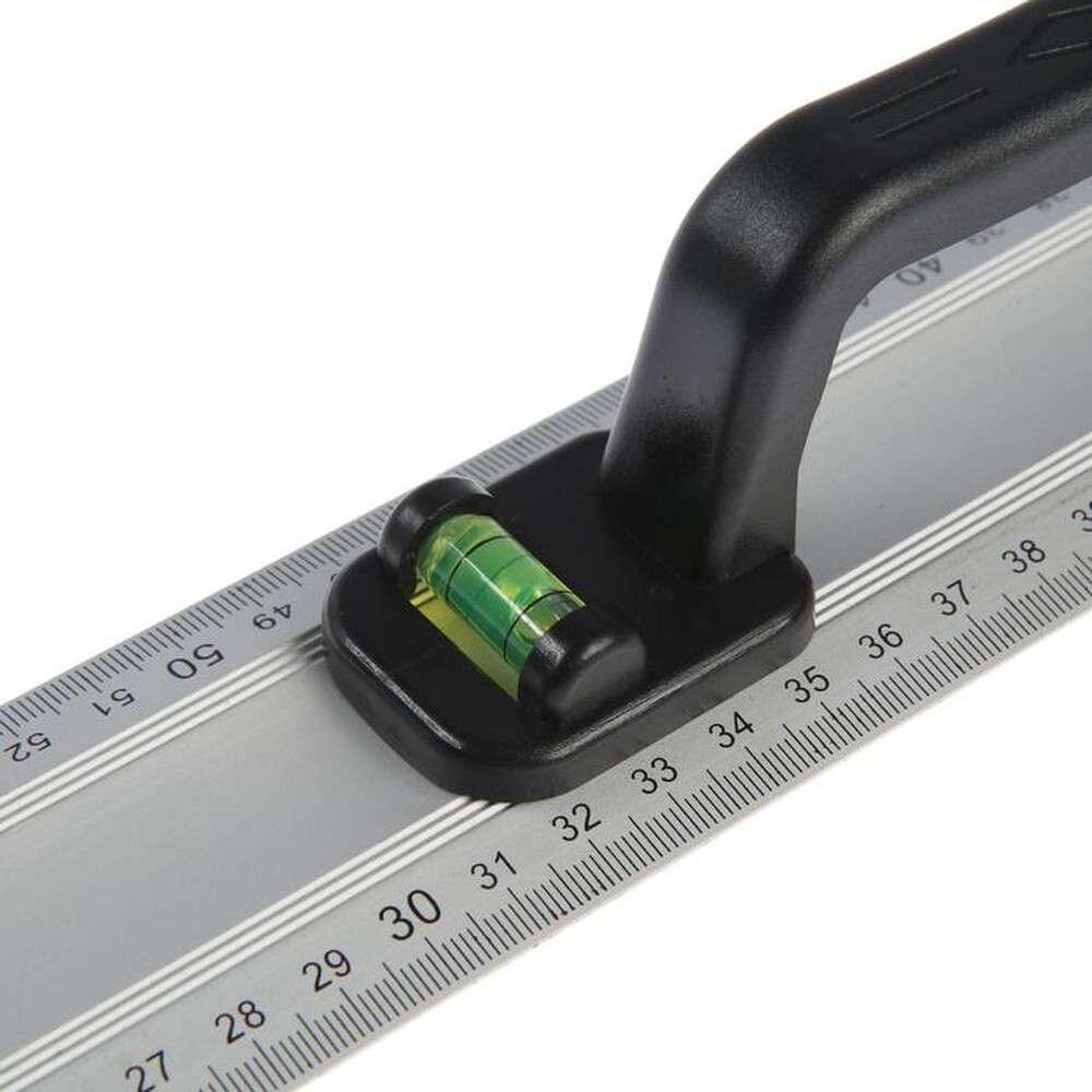 Линейка-уровень ТУНДРА, металлическая, пластиковая ручка, 2 глазка, 800 мм 1550251