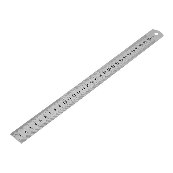 Линейка измерительная ТУНДРА, металлическая, шкала вытравлена, 300 мм 1112955