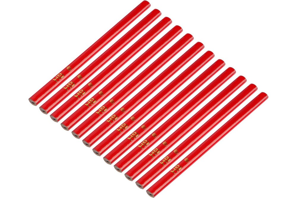 Карандаши строительные ТУНДРА, 180 мм, 12 шт. 2820161