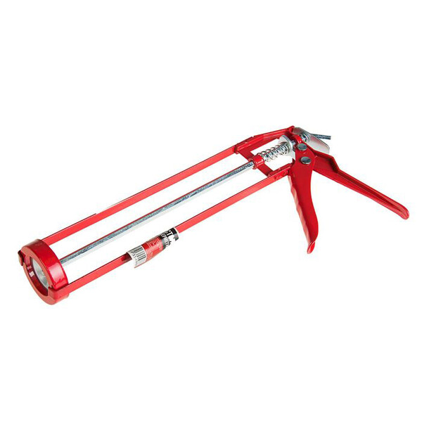 Пистолет для герметика ЛОМ, скелетный, шестигранный шток, 225 мм 1935498