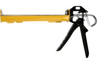 Пистолет для герметика ТУНДРА, полуоткрытый, круглый шток, 225 мм 1935502