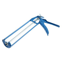 Пистолет для герметика ТУНДРА, усиленный, скелетный, шестигранный шток, 225 мм 1935904