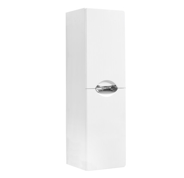 Пенал подвесной SANTREK HOME "Калина" (Белый глянец) 2 двери Правый 350*1200*250 *