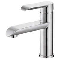 F610601 Смеситель д/умыв. Paola Hi-tech нерж.сталь, однорычажный, САТИН, литой излив MLN ***