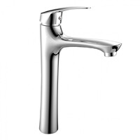 LM0409C Linara Смеситель для умывальника монолитный высокий, хром LEMARK