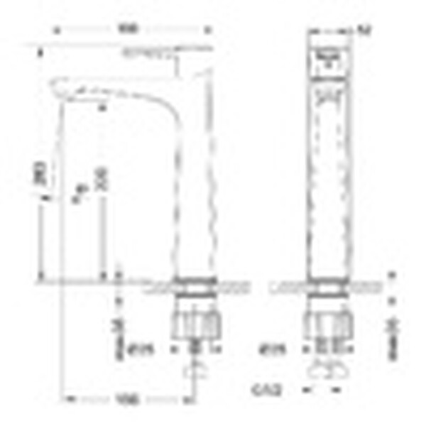 LM0509C Evitta Смеситель для умывальника монолитный высокий, хром LEMARK