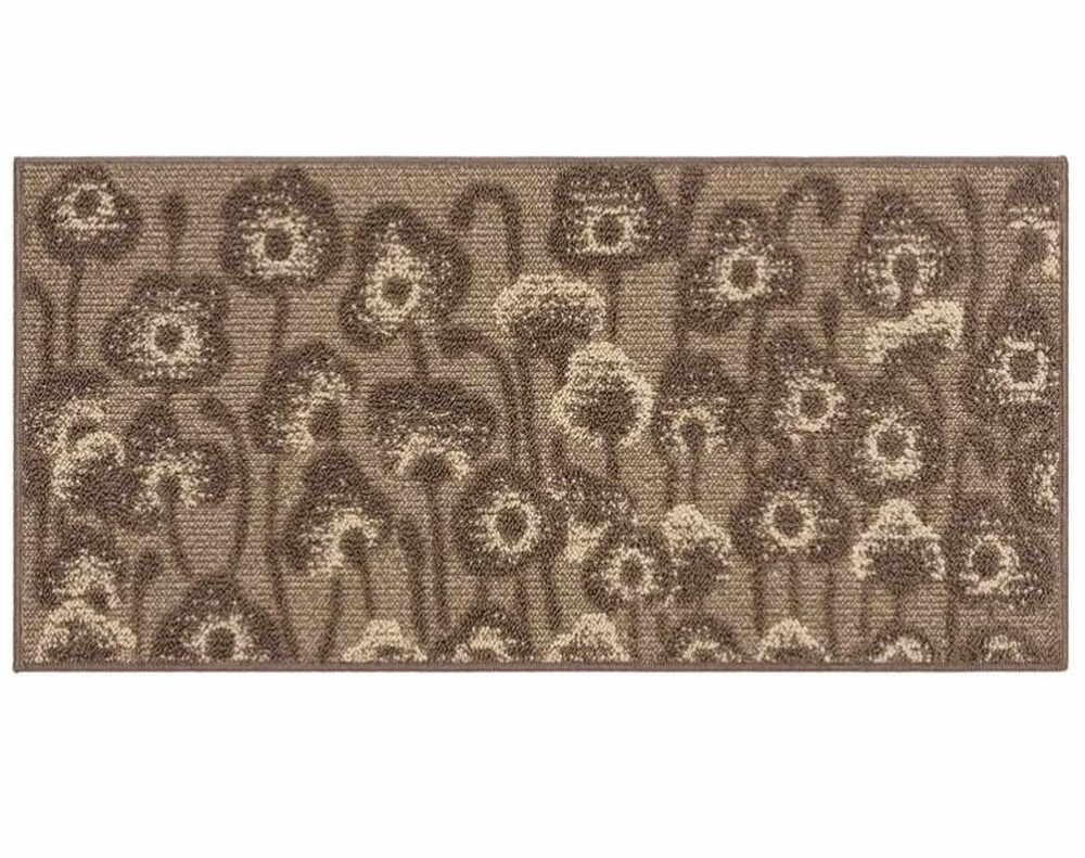 Коврик д/ванны 1 предм. SHAHINTEX LOOP ITALIANO 50*100 "маки" кофе с молоком 55