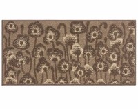 Коврик д/ванны 1 предм. SHAHINTEX LOOP ITALIANO 50*100 "маки" кофе с молоком 55