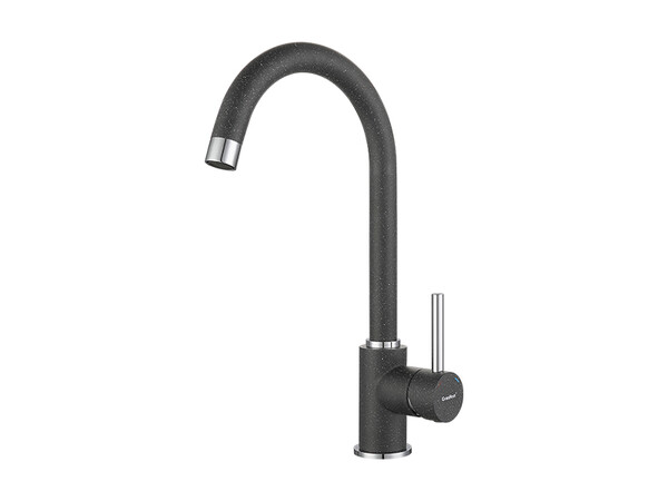 Смеситель Кухня GRANFEST  (3650) d=35 боковой U - образный  (графит)