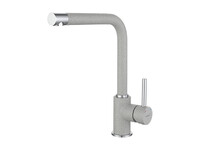 Смеситель Кухня GRANFEST  (3651) d=35 боковой Г - образный  (серый)