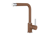 Смеситель Кухня GRANFEST  (3651) d=35 боковой Г - образный  (терракот)