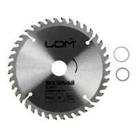 Диск пильный по дереву ЛОМ, стандартный рез, 150 х 22 мм, 40 зубьев 5239777