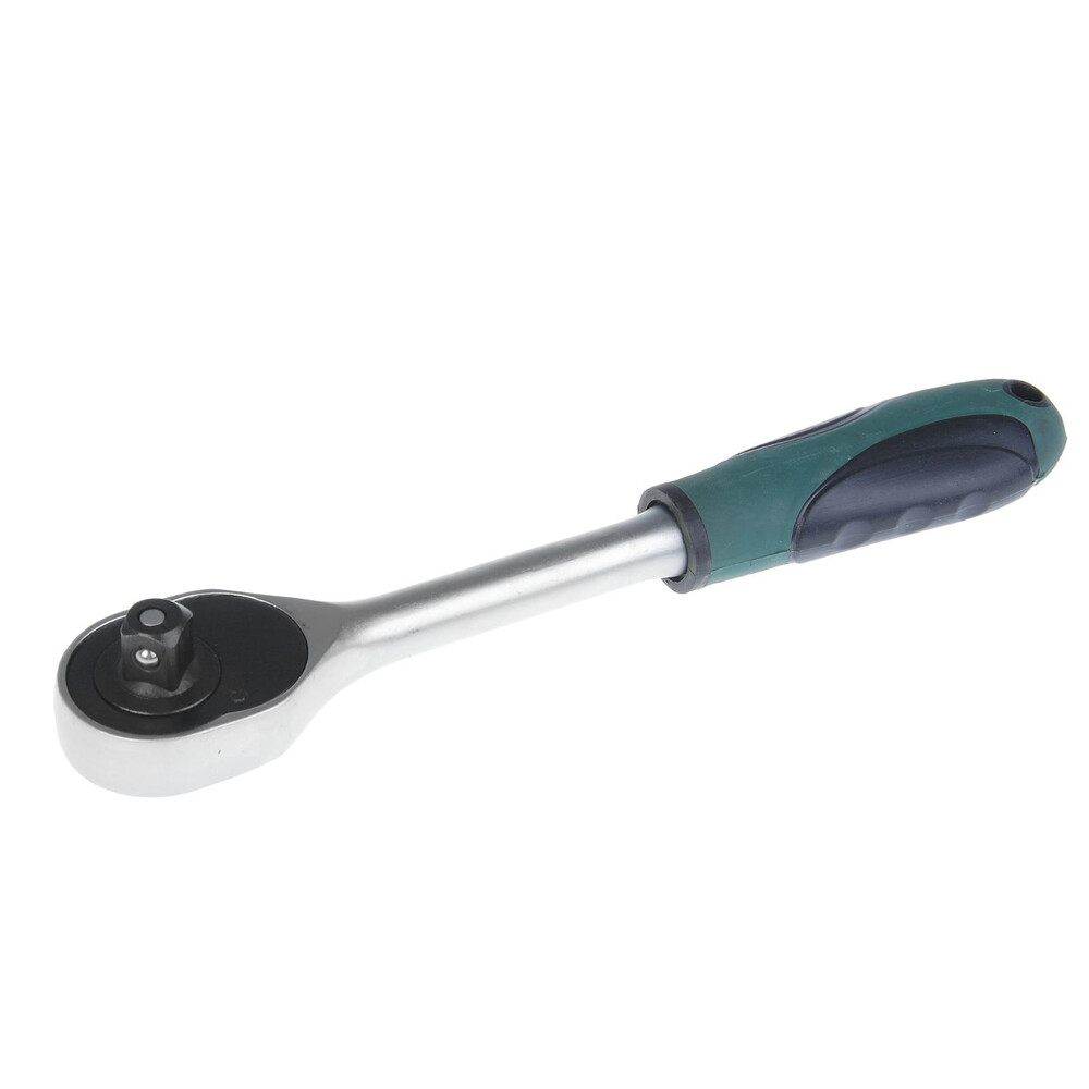 Вороток с трещоткой ТУНДРА, квадрат 1/2", 48 зубьев, CrV 1799947