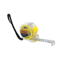 Рулетка ТУНДРА, прозрачный пластиковый корпус, 5 м х 19 мм 1935525