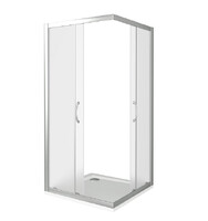 Душ.ограждение GOOD DOOR LATTE CR- 120-80-G-WE стекло ГРЕЙП 5мм (без поддона и автослива)