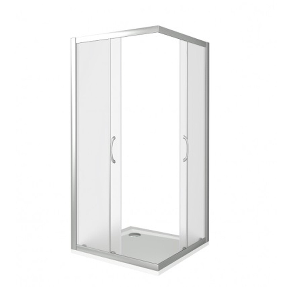 Душ.ограждение GOOD DOOR LATTE CR- 120-90-G-WE стекло ГРЕЙП 5мм (без поддона и автослива)