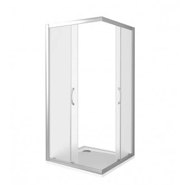 Душ.ограждение GOOD DOOR LATTE CR- 120-90-G-WE стекло ГРЕЙП 5мм (без поддона и автослива)