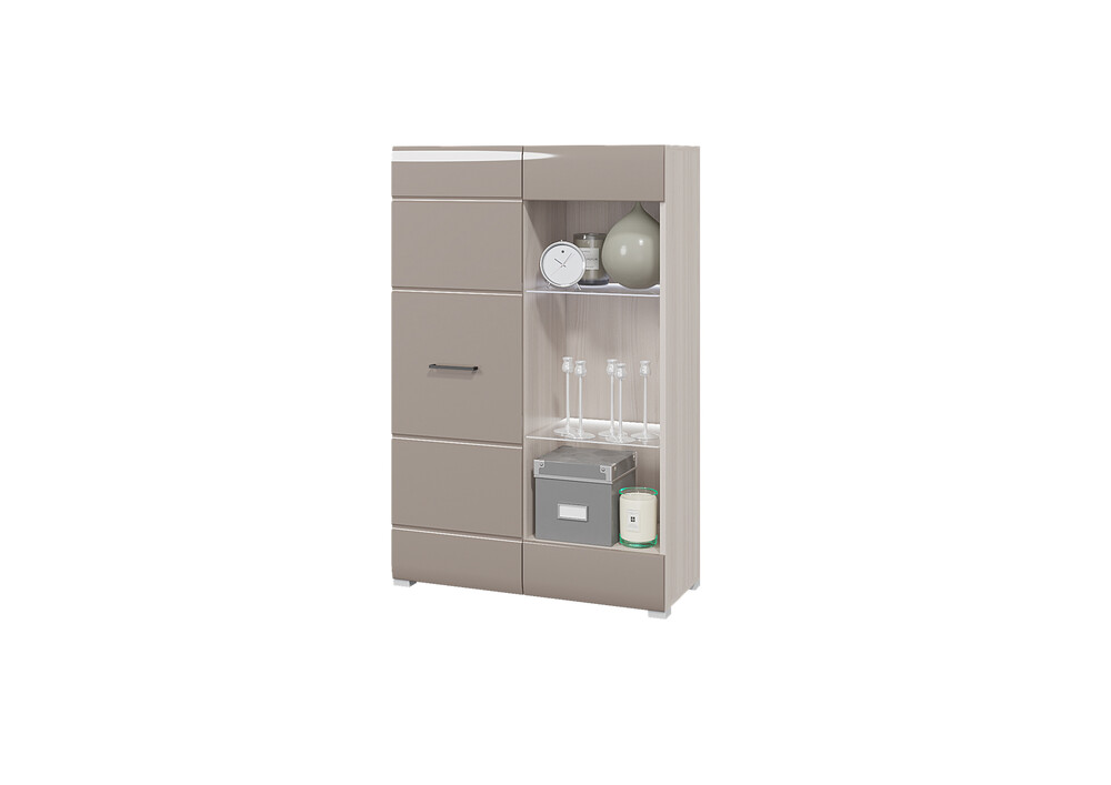 КОРПУС Стеллаж "Ненси " (ясень шимо) (3 места)