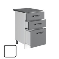Стол разделочный КАМИЛА-1, 3 ящика Н500-3Я (810х500х450) Столешница Мрамор итальянский
