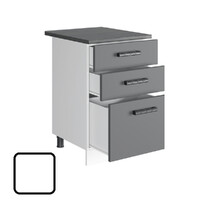 Стол разделочный КАМИЛА-1, 3 ящика Н600-3Я (810х600х450) Столешница Мрамор итальянский