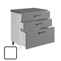 Стол разделочный КАМИЛА-1, 3 ящика Н800-3Я (810х800х450) Столешница Мрамор итальянский