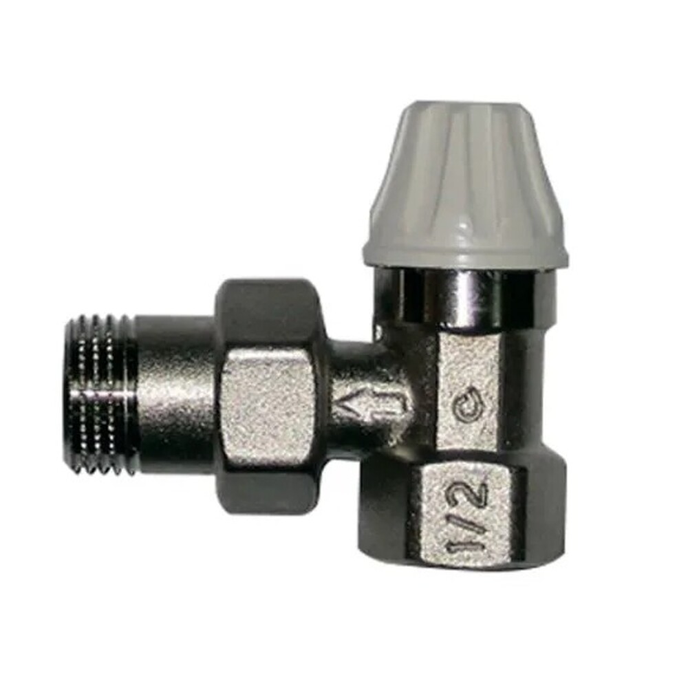 Клапан COMISA ручной, настр нижний, для радиатора, угловой 1/2 (88.212.04)