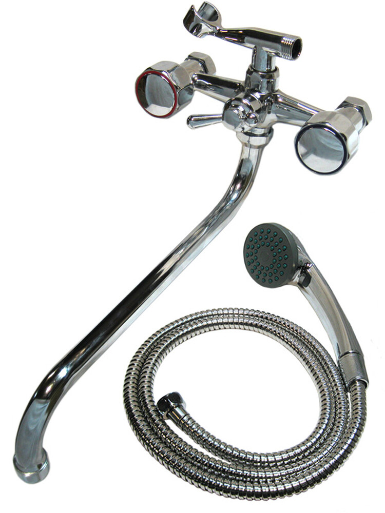 Смеситель Ванна DIABLO (рег.№377092) 1/2 м/к шар. перекл. душа (410-R 09) Эрика 