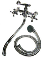 Смеситель Ванна DIABLO (рег.№377092) 1/2 рез шар. перекл. душа (420-R 54) Крест 