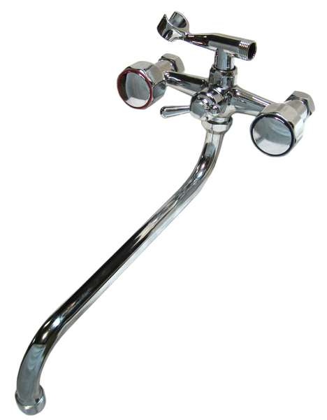 Смеситель Ванна DIABLO (рег.№377092) 1/2 рез шар. перекл. душа (420-R 09) Эрика 