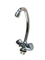 Смеситель Кухня DIABLO (рег.№377092) 1/2 м/к (250-R 01 / R 23/ R 02) НА ГАЙКЕ Луна 