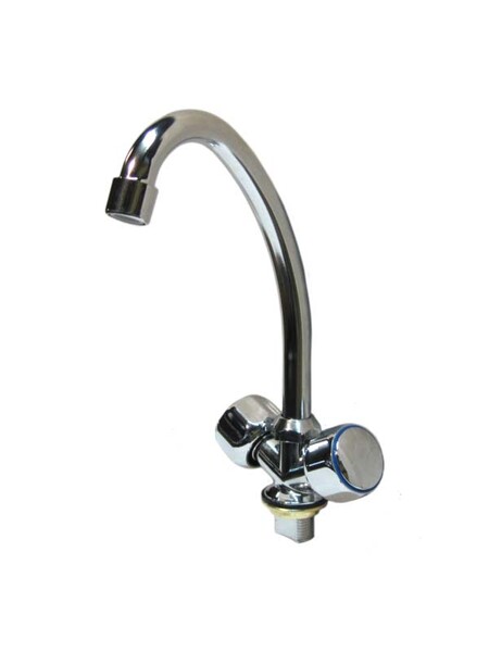 Смеситель Кухня DIABLO (рег.№377092) 1/2 м/к (250-R 09 / R 22) НА ГАЙКЕ Эрика 