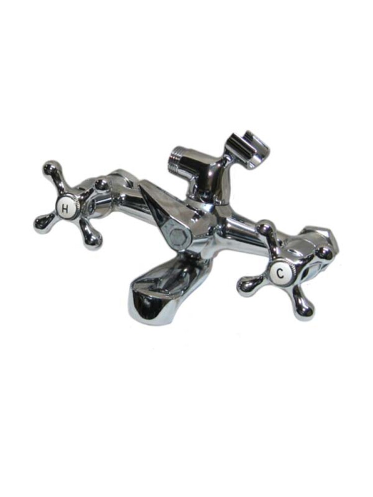 Смеситель Ванна DIABLO (рег.№377092) 1/2 м/к кор. нос (610-R 54) Крест 