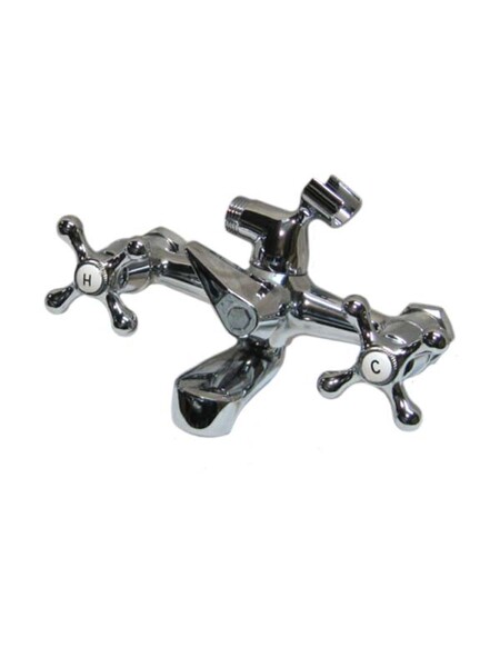 Смеситель Ванна DIABLO (рег.№377092) 1/2 м/к кор. нос (610-R 54) Крест 