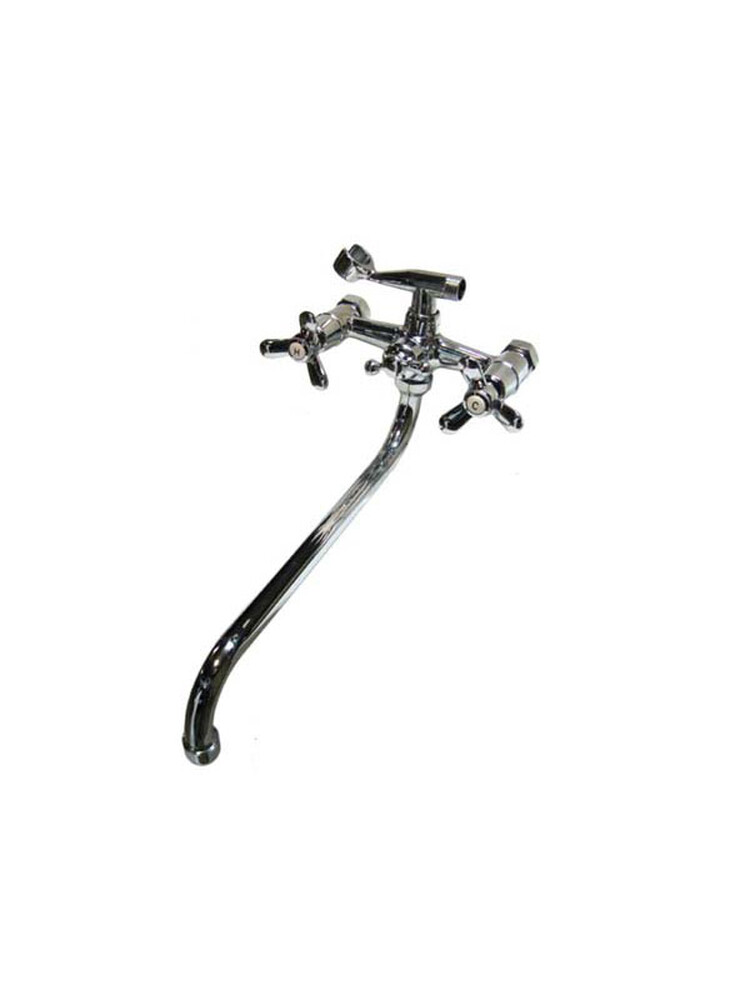 Смеситель Ванна DIABLO (рег.№377092) 1/2 м/к шар. перекл. душа (410-R 49) 3-х лепестк. 