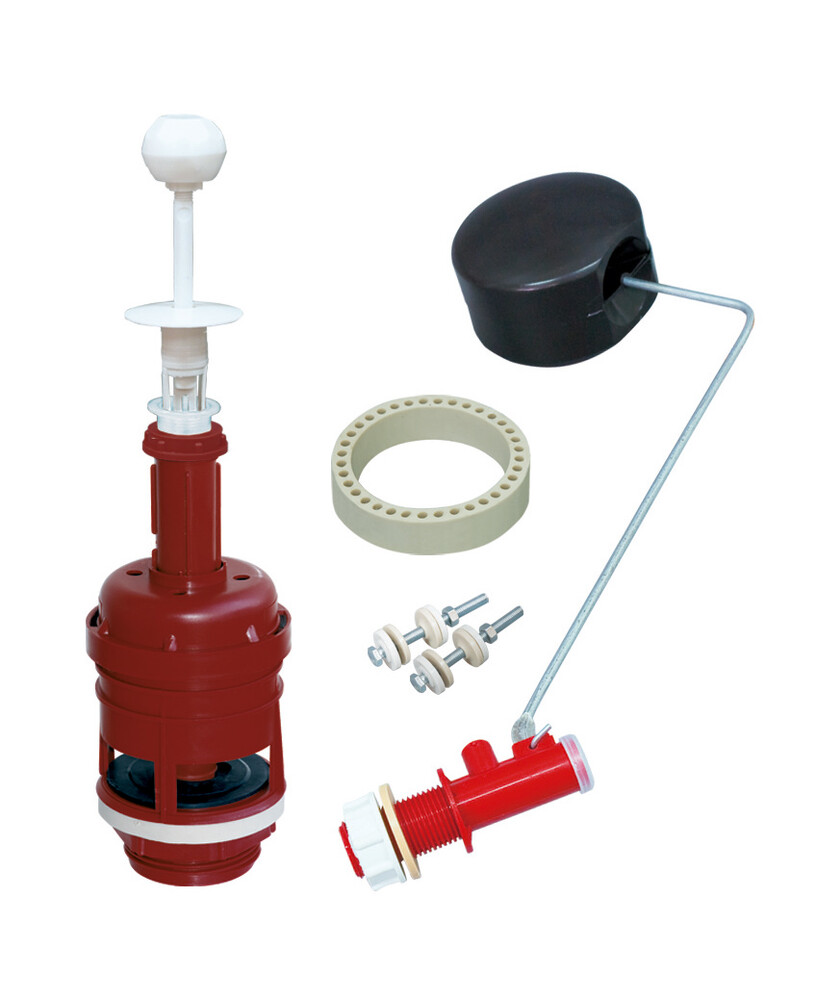 Арматура РБМ АС- 1.1 боковая подводка, Шток белый, мембранный клапан