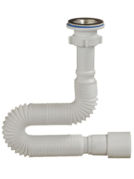 А-3014 Гибкая труба с выпуском (гофросифон) ОРИО 1 1/4" - 40/50 длинна 1250 мм