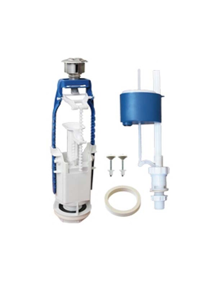 Арматура Псков "Уклад" ниж. подводка, хром кнопка, 2-х уров (77.57.14.3/77/76.55/57/54.00/14/49.3)