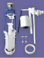 Арматура Псков "Уклад" бок, подводка хром кнопка, 2-х уров. (77.56.14.3/77.03.14.3/77.50(56).14.3/77.54.14.3)