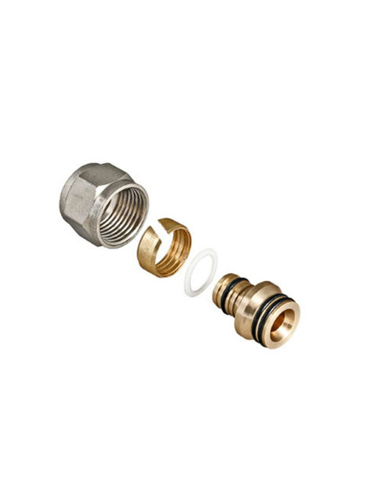 Соединитель коллекторный обжимной VALTEC для м/п трубы 16 (VTc.710.N.1604)