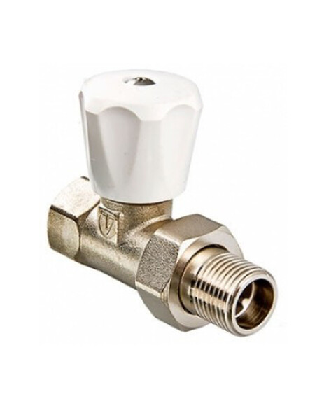Клапан VALTEC ручной (компактный), для радиатора, прямой 3/4" (VT.008.LN.05)