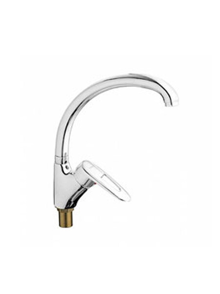 5907 Смеситель Кухня LEDEME шар. d-40 (латунная гайка) Макси