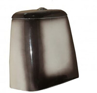 Бачок для унитаза Rosa "Премьер" ЧЕРНЫЙ с арматурой г.Киров (меж.ос. 210 мм)