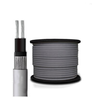 Кабель греющий SRL 24-2СR саморегулирующийся экранированный на трубу 2м (муфта, вилка)